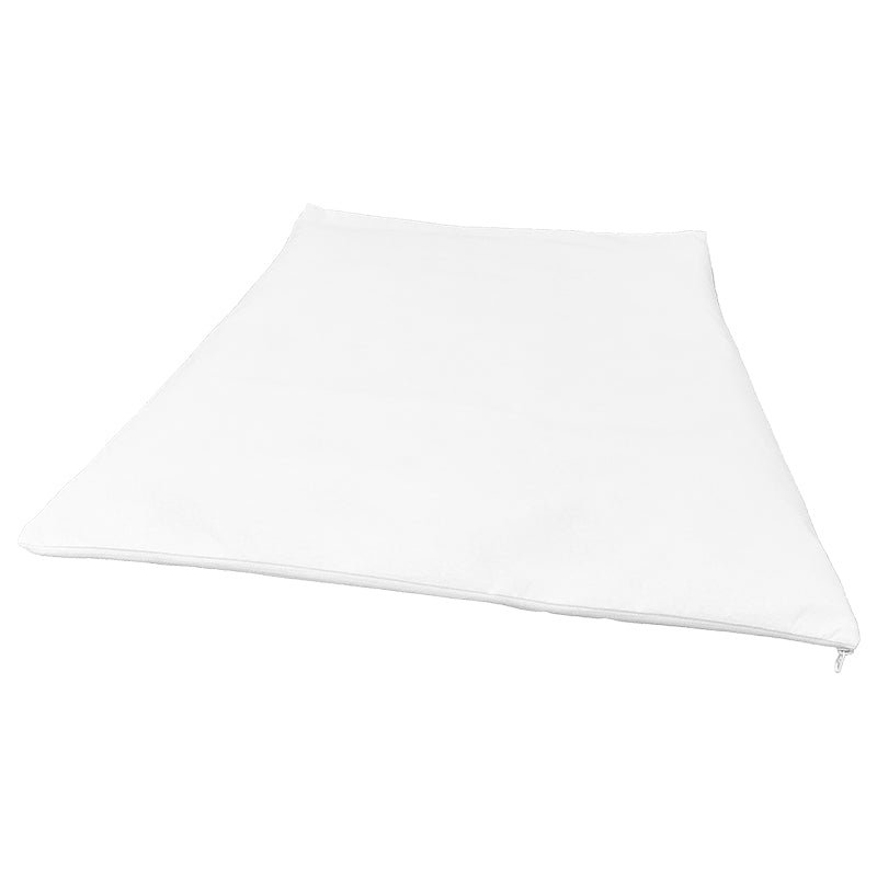 dust mite barrier duvet encasement on white background